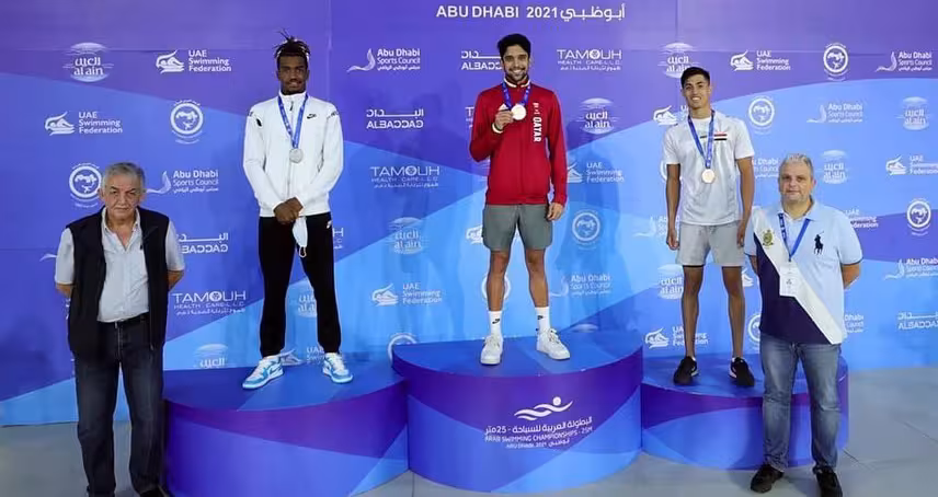 Team Qatar swimmers win 9 medals at 2021 Arab Short Course Championships