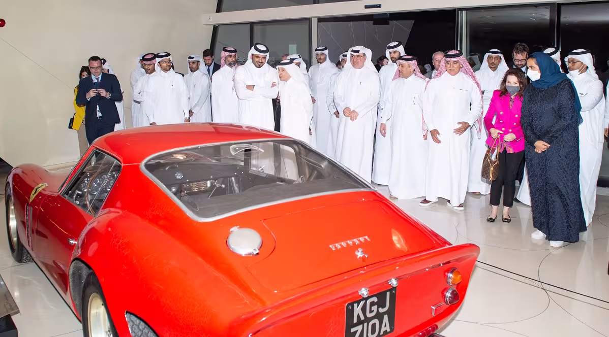 Sheikh Joaan bin Hamad attends Qatar Auto Museum Exhibition