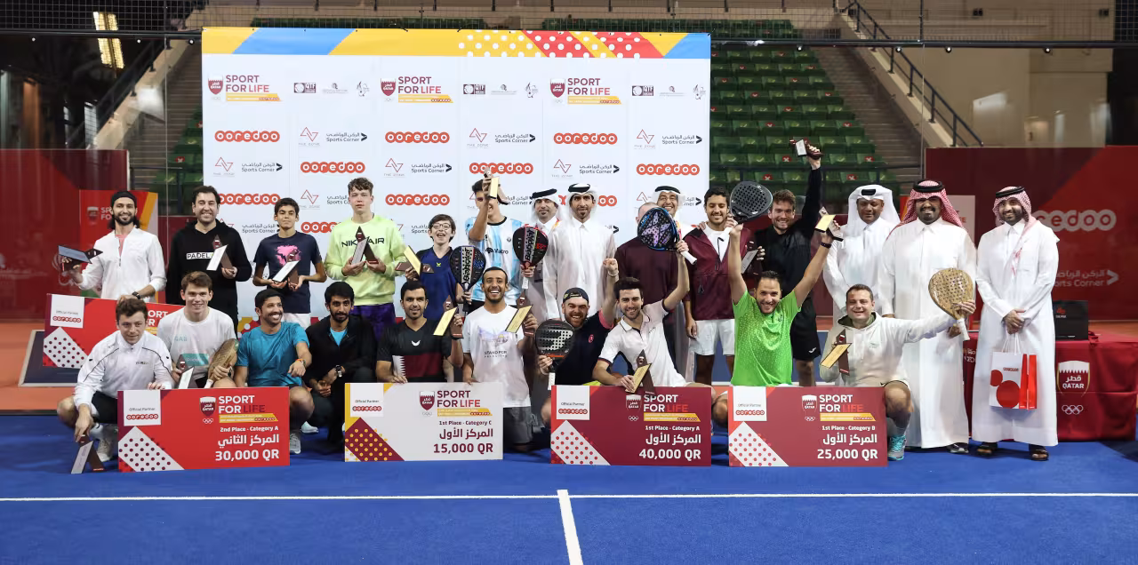 The QOC Padel Tournament 2021 by ooredoo concluded