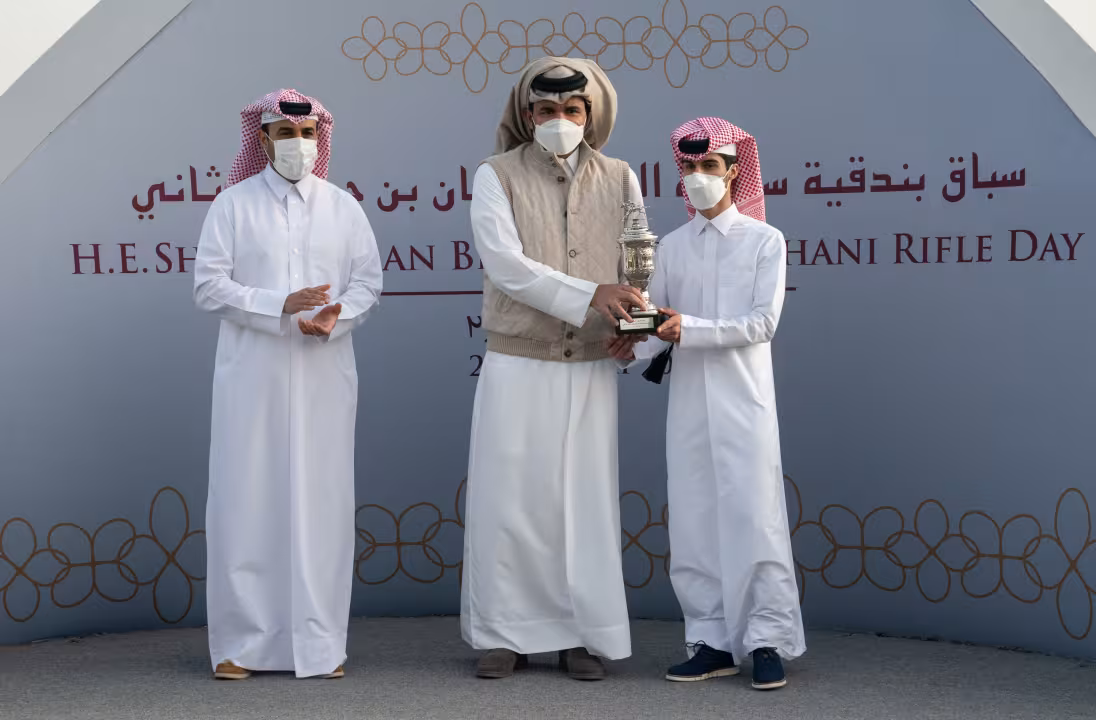 Sheikh Joaan Bin Hamad crowned the winners of His Excellency’s Rifle Day