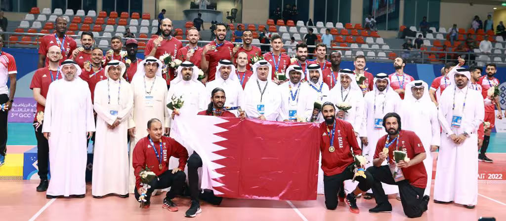 Team Qatar win volleyball gold at GCC Games