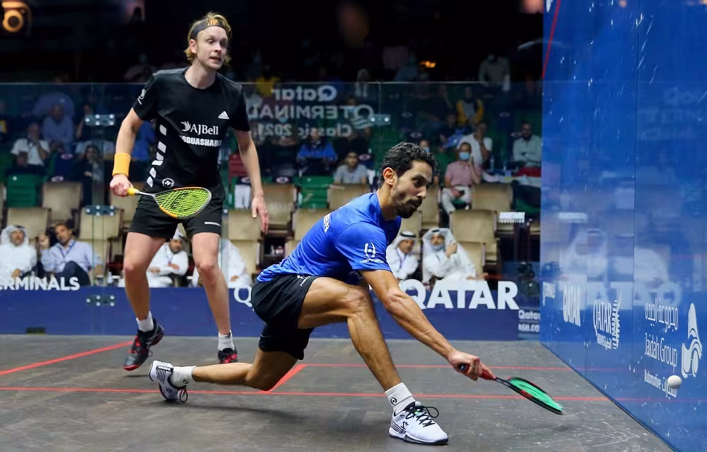 Ibrahim defeats Mohamed ElShorbagy in Qatar QTerminals Classic 