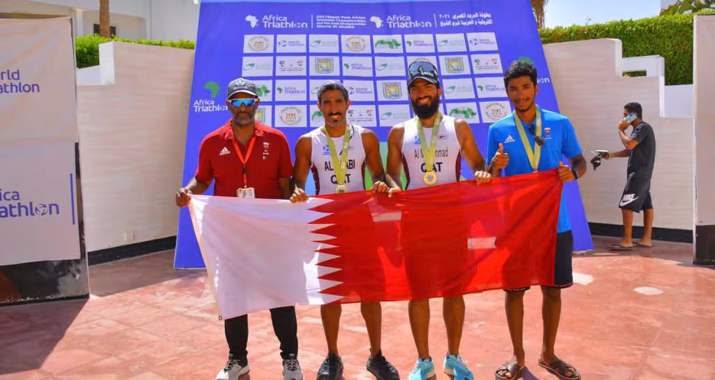 Team Qatar shine to win Gold, Silver Medals in Arab Traithlon Championship