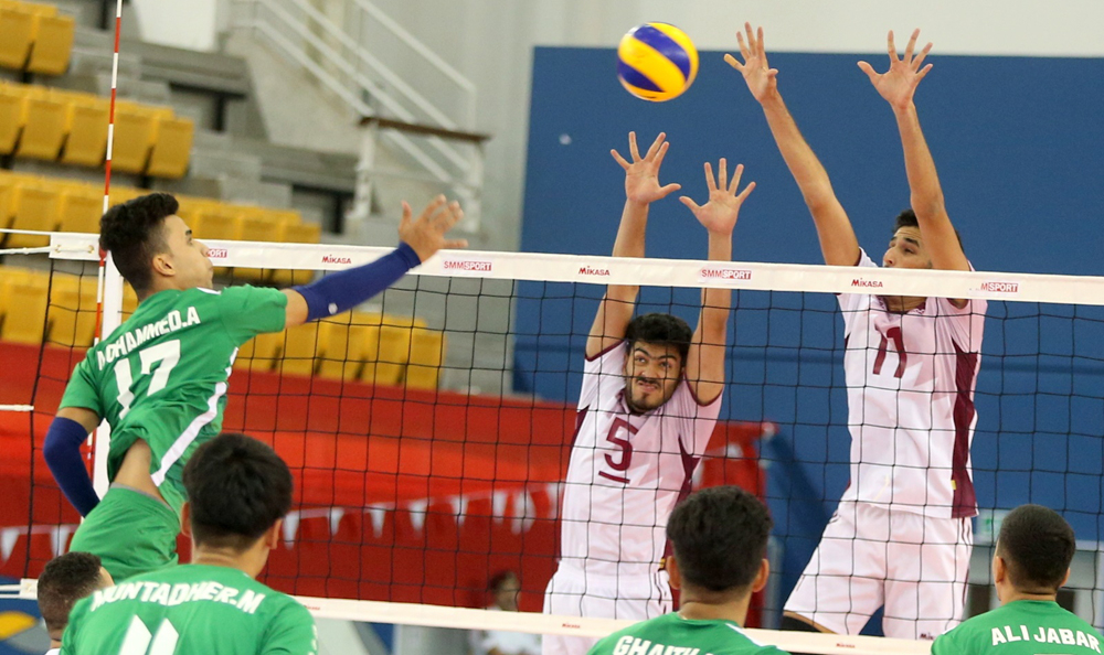 Qatar lose to Iraq in Asian U-20 Volleyball Championship | Team Qatar